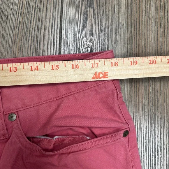 Polo Ralph Lauren Mens Slim Straight Fit Pink Stretch Cotton Pants 34x32 - Picture 11 of 12